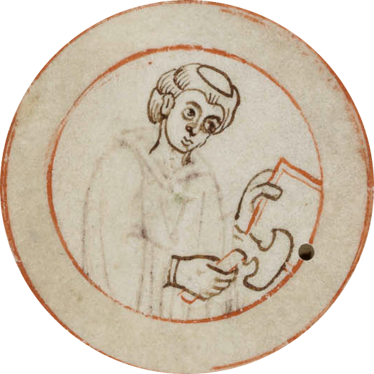 Medieval medallion illustration: making its cover